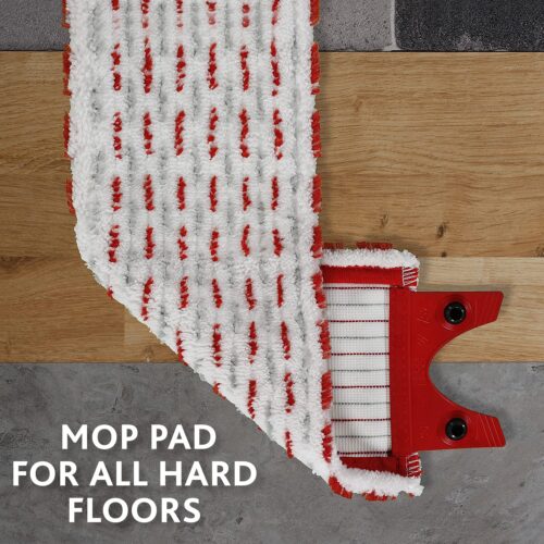 Vileda Ultra Max Refill – 2-in-1 Microfibre Polyester Mop Head (White & Red) for Efficient Floor Cleaning 10 Vileda Ultra Max Refill – 2-in-1 Microfibre Polyester Mop Head (White & Red) for Efficient Floor Cleaning