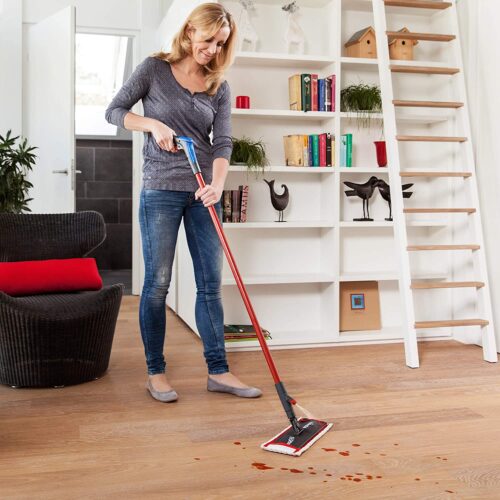 Vileda Ultra Max Refill – 2-in-1 Microfibre Polyester Mop Head (White & Red) for Efficient Floor Cleaning 12 Vileda Ultra Max Refill – 2-in-1 Microfibre Polyester Mop Head (White & Red) for Efficient Floor Cleaning
