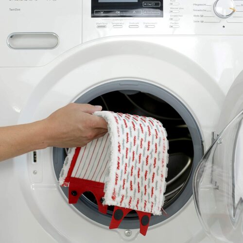 Vileda Ultra Max Refill – 2-in-1 Microfibre Polyester Mop Head (White & Red) for Efficient Floor Cleaning 13 Vileda Ultra Max Refill – 2-in-1 Microfibre Polyester Mop Head (White & Red) for Efficient Floor Cleaning