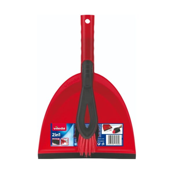 Vileda 2 in 1 Corner Ultra Fine Dustpan & Hand Brush – Efficient Cleaning for Fine Dust 1 Vileda 2 in 1 Corner Ultra Fine Dustpan & Hand Brush – Efficient Cleaning for Fine Dust