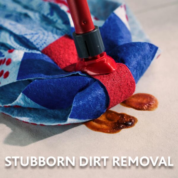 Vileda SuperMocio 3 Action XL Mop Refills (Pack of 2) – Fits All SuperMocio Mops, Replacement for Deep Floor Cleaning