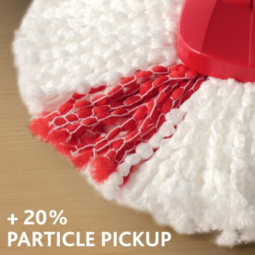 Vileda Easy Wring RinseClean Turbo Spin Mop & Bucket Set + Refill – Microfibre Mop for Streak-Free Cleaning 10 Vilead Easy Wring RinseClean Turbo Spin Mop & Bucket Set – Spin Mop System with Foot Pedal & Microfibre Head