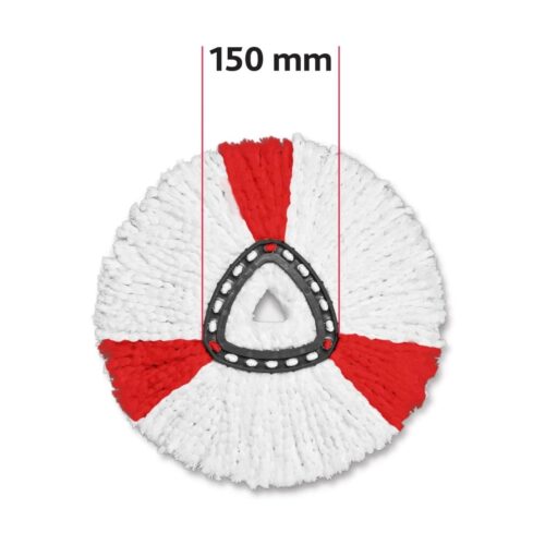 Vilead Easy Wring RinseClean Turbo Spin Mop Refill – 2in1 Microfibre Mop Head for Deep Cleaning & Streak-Free Floors