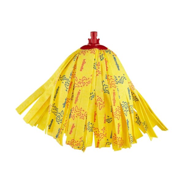Vileda SuperMocio 3 Action XL Mop Refill Yellow – Replacement Head for SuperMocio Mop, Deep Cleaning & Absorbent