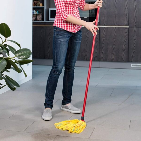 Vileda SuperMocio 3 Action XL Mop Refill Yellow – Replacement Head for SuperMocio Mop, Deep Cleaning & Absorbent