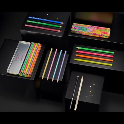 Caran d'Ache Kévin Germanier 13 Colour Pencil Set Special Edition Holographic Case + Free Online Class 15 Caran d’Ache Kévin Germanier 13 Colour Pencil Set Special Edition Holographic Case + Free Online Class