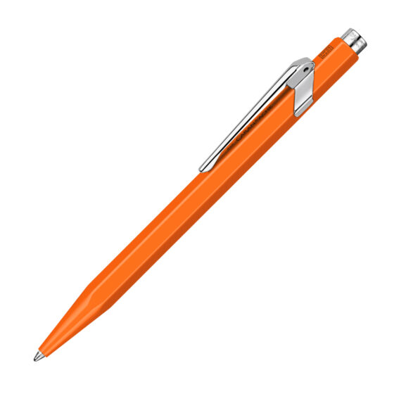 Caran d’Ache 849 FLUO Orange Ballpoint Pen with Box – Swiss Made