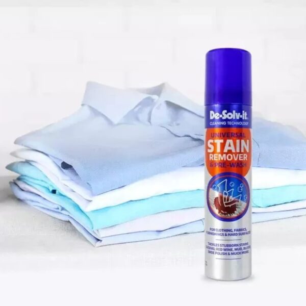 De-Solv-it Universal Stain Remover & Pre-Wash Spray – 100ml Fast-Acting Fabric Stain Treatment 1 De-Solv-it Universal Stain Remover & Pre-Wash Spray – 100ml Fast-Acting Fabric Stain Treatment