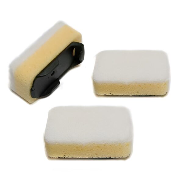 Dishmatic Non Scratch Refill Sponge Heads (3 Pack, White) – Gentle & Antibacterial Cleaning for Sensitive Surfaces 1 Dishmatic Non Scratch Refill Sponge Heads (3 Pack, White) – Gentle & Antibacterial Cleaning for Sensitive Surfaces