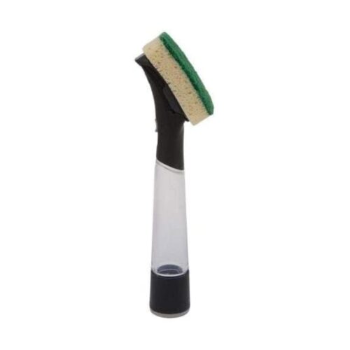 Dishmatic I-Stand Fillable Washing-Up Handle with Black Sponge – Ergonomic Grip & Soap Dispensing for Heavy-Duty Kitchen Cleaning 10 Dishmatic I-Stand Fillable Washing-Up Handle with Black Sponge – Ergonomic Grip & Soap Dispensing for Heavy-Duty Kitchen Cleaning