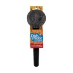 Dishmatic Scrubbee Stainless Steel Scourer & Handle – Heavy-Duty Cleaning with Ergonomic Grip for BBQs, Grills & Oven Trays