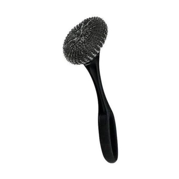 Dishmatic Scrubbee Stainless Steel Scourer & Handle – Heavy-Duty Cleaning with Ergonomic Grip for BBQs, Grills & Oven Trays 2 Dishmatic Scrubbee Stainless Steel Scourer & Handle – Heavy-Duty Cleaning with Ergonomic Grip for BBQs, Grills & Oven Trays
