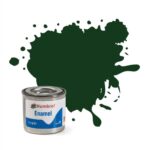 Humbrol No.3 Gloss Brunswick Green Enamel Paint – 14ml Tin for Model Kits, Miniatures & Craft Projects