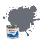 Humbrol No.5 Gloss Admiral Dark Grey Enamel Paint – 14ml Tin for Model Kits, Miniatures & Craft Projects