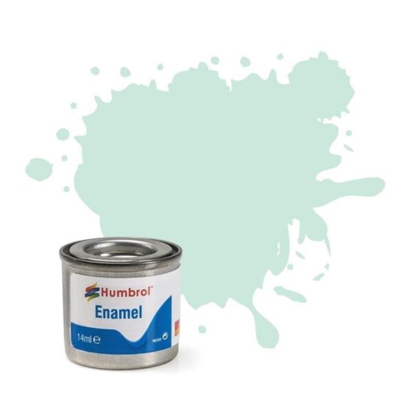 Humbrol No.23 Matt Duck Egg Blue Enamel Paint – 14ml Tin for Model Kits, Miniatures & Craft Projects