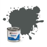 Humbrol No.27 Matt Sea Grey Enamel Paint – 14ml Tin for Model Kits, Miniatures & Craft Projects