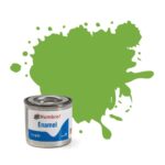 Humbrol No.38 Gloss Lime Enamel Paint – 14ml Tin for Model Kits, Miniatures & Craft Projects