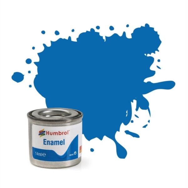 AA0566 Humbrol No.52 Metallic Baltic Blue Enamel Paint – 14ml Tin for Model Kits, Miniatures & Craft Projects