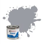 Humbrol No.64 Matt Light Grey Enamel Paint – 14ml Tin for Model Kits, Miniatures & Craft Projects