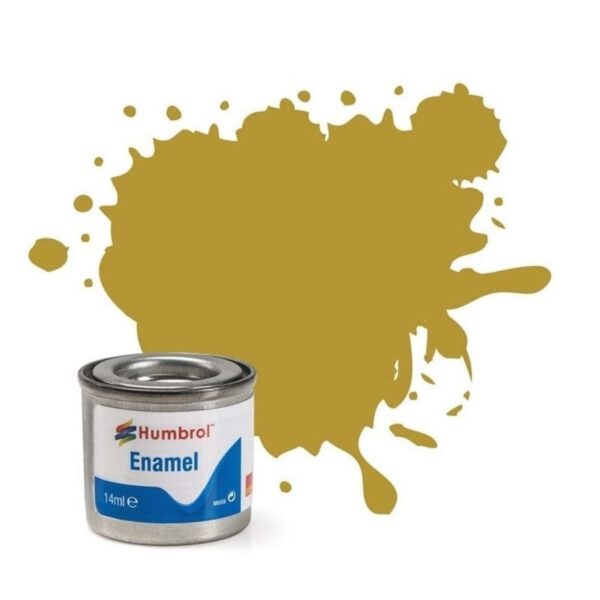 AA0919 Humbrol No.83 Matt Ocher Enamel Paint – 14ml Tin for Model Kits, Miniatures & Craft Projects