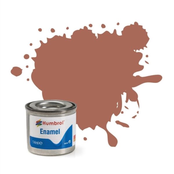 AA1242 Humbrol No.113 Matt Rust Enamel Paint – 14ml Tin for Model Kits, Miniatures & Craft Projects