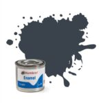 Humbrol No.32 Matt Dark Grey Enamel Paint – 14ml Tin for Model Kits, Miniatures & Craft Projects