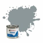 Humbrol No.140 Matt Gull Grey Enamel Paint – 14ml Tin for Model Kits, Miniatures & Craft Projects