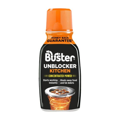 Buster Kitchen Unblocker Concentrated Power 150g – Fast-Acting Sink Drain Cleaner for Food & Grease Clogs