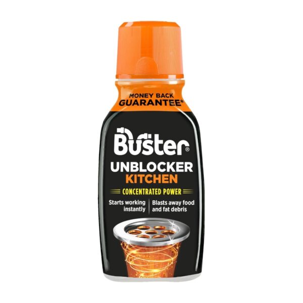 BST-0168 Buster Kitchen Unblocker Concentrated Power 150g – Fast-Acting Sink Drain Cleaner for Food & Grease Clogs