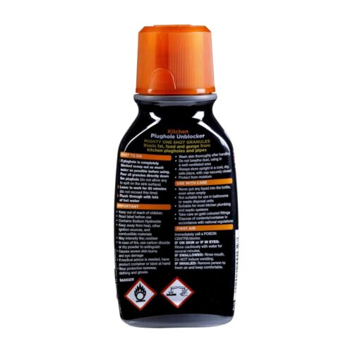 Buster Kitchen Unblocker Concentrated Power 150g – Fast-Acting Sink Drain Cleaner for Food & Grease Clogs 7 Buster Kitchen Unblocker Concentrated Power 150g – Fast-Acting Sink Drain Cleaner for Food & Grease Clogs