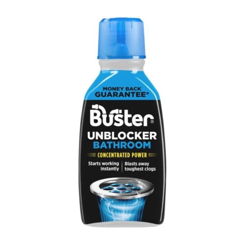 Buster Bathroom Plughole Unblocker 300ml – Fast, Powerful Drain Cleaner for Hair & Soap Clogs