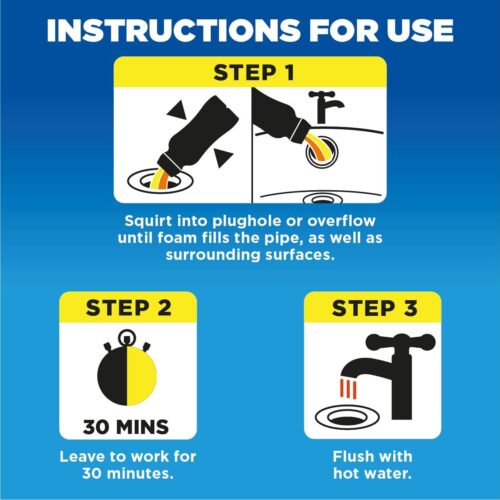 Buster Plughole Block Preventer – Deep-Cleaning Foam for Kitchen & Bathroom Drain Maintenance 13 Buster Plughole Block Preventer – Deep-Cleaning Foam for Kitchen & Bathroom Drain Maintenance