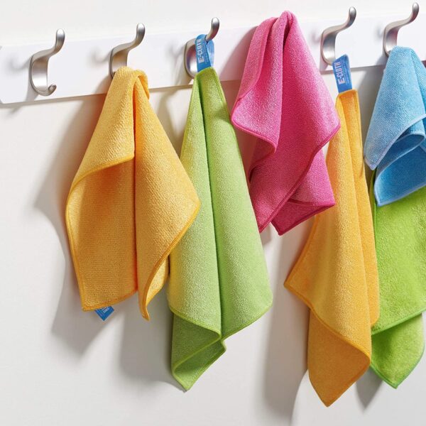 E-Cloth Starter Pack – 5 Microfibre Cloths for Multi-Purpose Cleaning – Chemical-Free & Reusable 4 E-Cloth Starter Pack – 5 Microfibre Cloths for Multi-Purpose Cleaning – Chemical-Free & Reusable