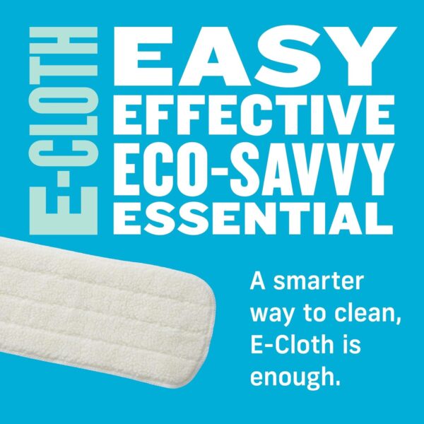 E-Cloth Dusting Mop Head – Replacement Microfibre Pad for Hard Floor Cleaning – Chemical-Free & Reusable