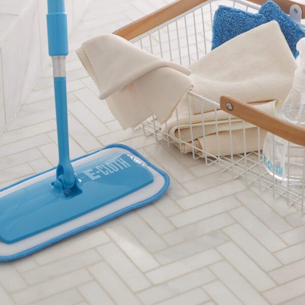 E-Cloth Shower Cleaning Cloths – 2 Pack Microfibre for Chrome, Glass & Tiles – Chemical-Free Cleaning