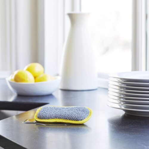 E-Cloth Sink Top Cleaning Set – 4 Piece Non-Scratch Kitchen Cleaning Kit – Scrub Pads, Washing Up Pad & Dynamo 5 E-Cloth Washing Up Pad – Microfibre, Double-Sided Non-Scratch Scourer for Dishes, Pots & Pans