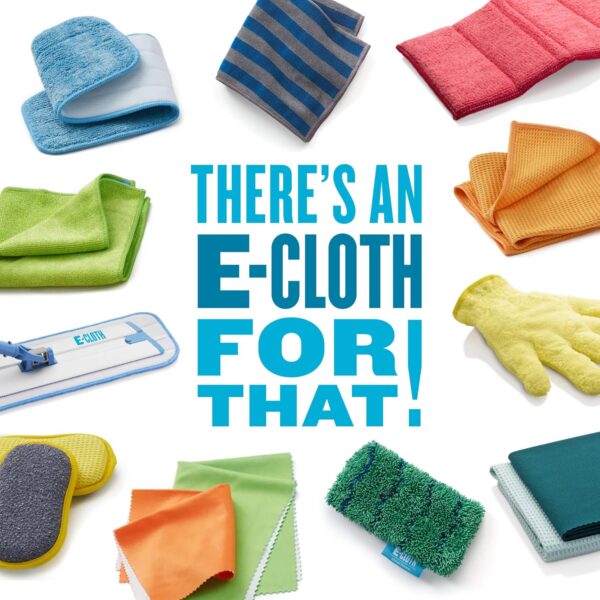 E-Cloth Granite & Stone Cleaning Cloths – 2 Pack Microfibre – Chemical-Free Cleaning & Polishing 8 E-Cloth Dusting Cloths – 2 Pack Microfibre – Traps Dust, Pollen & Pet Hair Without Chemicals