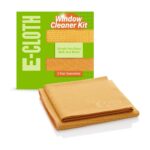 E-Cloth Window Cleaning Cloths 2 Pack – Microfibre Glass & Polishing Cloths for Streak-Free Shine