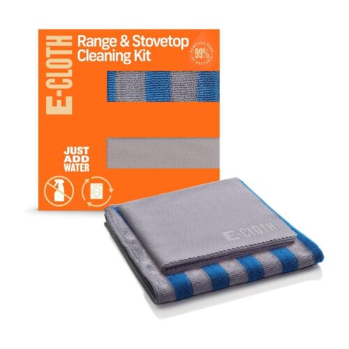 E-Cloth Hob & Oven Cleaning Cloths – 2 Pack Microfibre – Siemens, Neff & Smeg Recommended