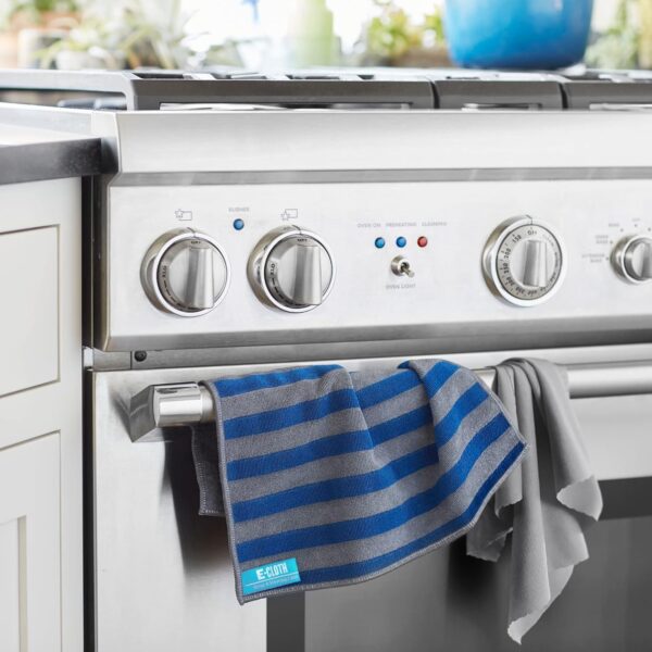 E-Cloth Hob & Oven Cleaning Cloths – 2 Pack Microfibre – Siemens, Neff & Smeg Recommended