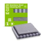 E-Cloth Stainless Steel Microfibre Cloth – Cleans & Polishes with Water – Reusable & Eco-Friendly