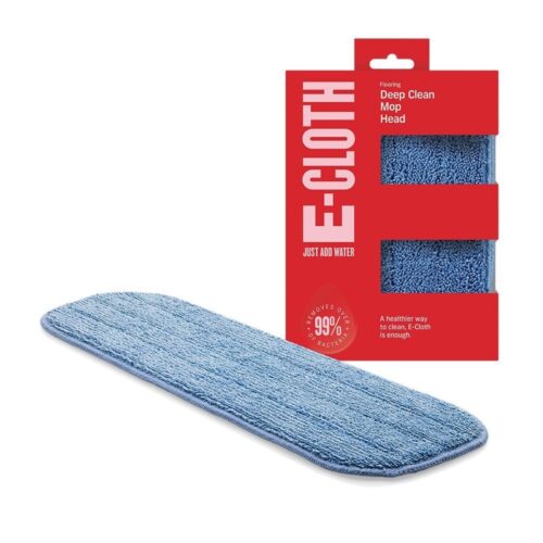 E-Cloth Deep Clean Mop Head – Replacement Microfibre Pad (15x45cm) – Chemical-Free Floor Cleaning