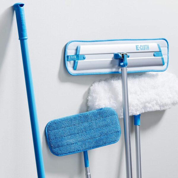 E-Cloth Deep Clean & Dusting Mop Heads – Twin Pack Replacement Microfibre Pads for E-Cloth Deep Clean Mop 6 E-Cloth Deep Clean Mop Head – Replacement Microfibre Pad (15x45cm) – Chemical-Free Floor Cleaning