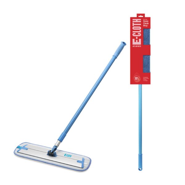 ECT-3631 E-Cloth Deep Clean Mop – Lightweight Telescopic Microfibre Mop – Cleans Hard Floors Chemical-Free