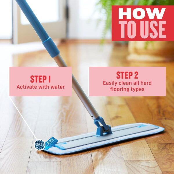 E-Cloth Deep Clean Mop – Lightweight Telescopic Microfibre Mop – Cleans Hard Floors Chemical-Free 2 E-Cloth Deep Clean Mop – Lightweight Telescopic Microfibre Mop – Cleans Hard Floors Chemical-Free