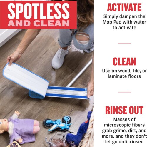 E-Cloth Deep Clean Mop – Lightweight Telescopic Microfibre Mop – Cleans Hard Floors Chemical-Free 13 E-Cloth Deep Clean Mop – Lightweight Telescopic Microfibre Mop – Cleans Hard Floors Chemical-Free