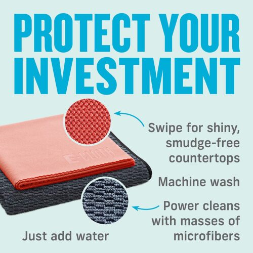 E-Cloth Granite & Stone Cleaning Cloths – 2 Pack Microfibre – Chemical-Free Cleaning & Polishing 13 E-Cloth Granite & Stone Cleaning Cloths – 2 Pack Microfibre – Chemical-Free Cleaning & Polishing - Image 5