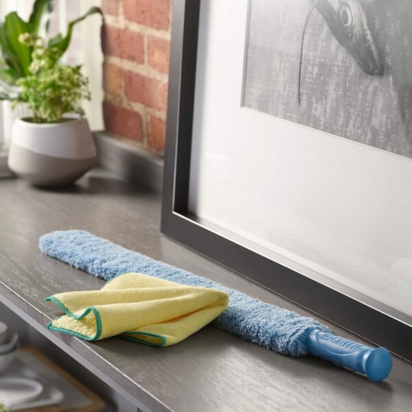 E-Cloth Cleaning & Dusting Microfibre Wand – Flexible, Reusable Tool for Hard-to-Reach Areas