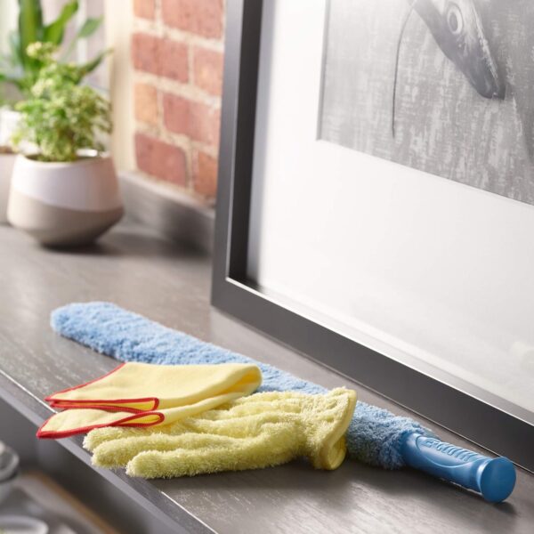 E-Cloth Cleaning & Dusting Microfibre Wand – Flexible, Reusable Tool for Hard-to-Reach Areas