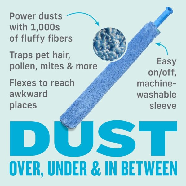 E-Cloth Cleaning & Dusting Microfibre Wand – Flexible, Reusable Tool for Hard-to-Reach Areas